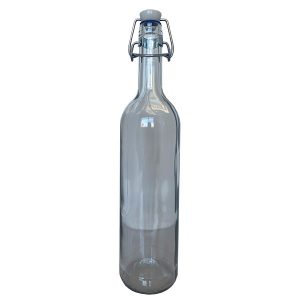 750ml clear bottle with cap
